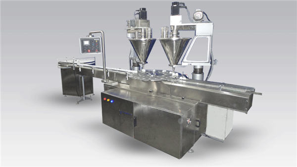 Stroj za polnjenje kave v prahu s 6-glavo avtomatiko